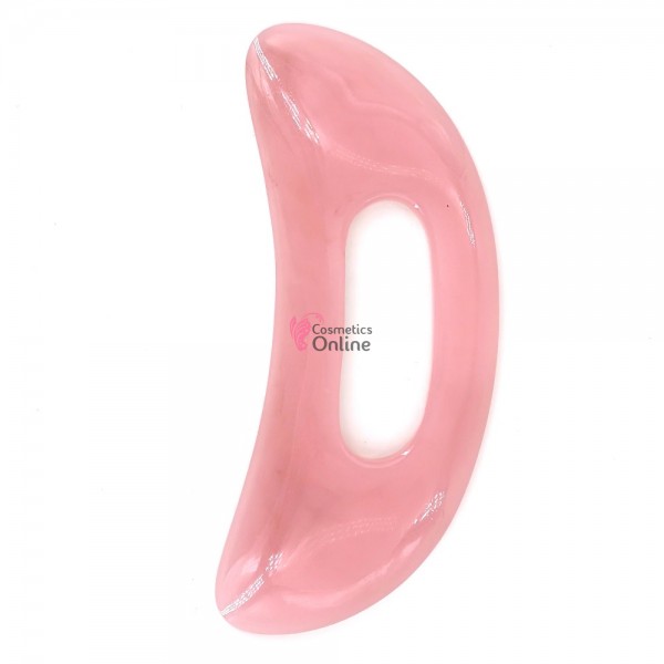 Accesoriu pentru masaj terapeutic Gua Sha Cod GH021 Roz